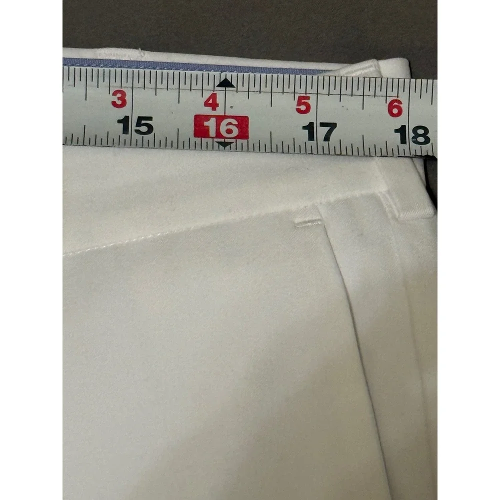 Peter Millar Crown Crafted Mens 36x32 White Performance Dress Pants MS25XB00AFB